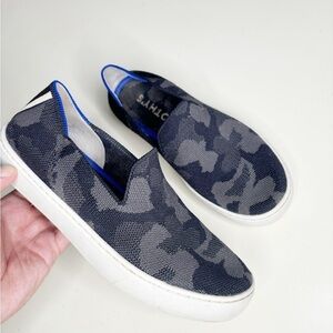Rothy's Women’s Original Slip On Sneaker Shoe Gray Camo Women US Size 6